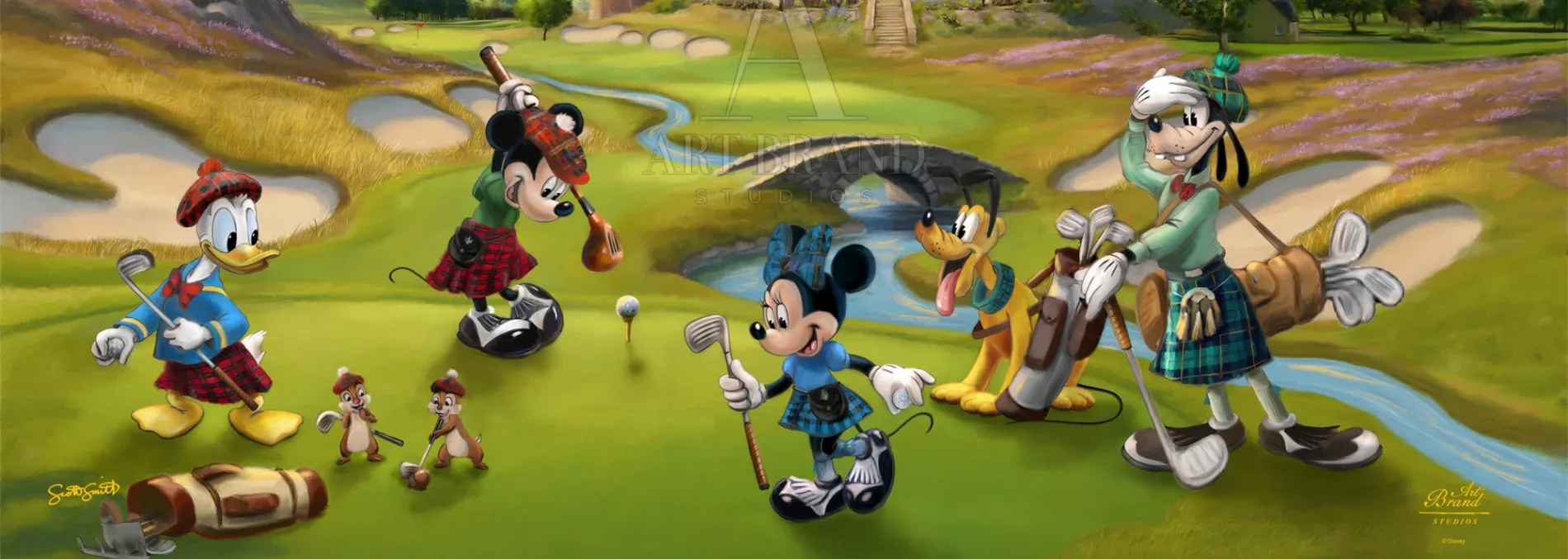 Disney’s Mickey And Minnie – Scottish Golf Outing Disney’s Mickey And Minnie – Scottish Golf Outing
