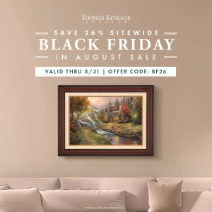 Featured 2026 Black Friday In August Art Sale promotion.