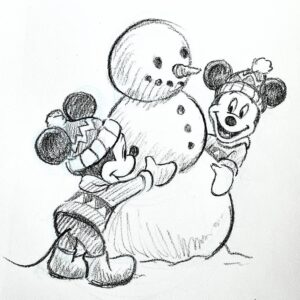 Christmas Lodge Ee Sketch
