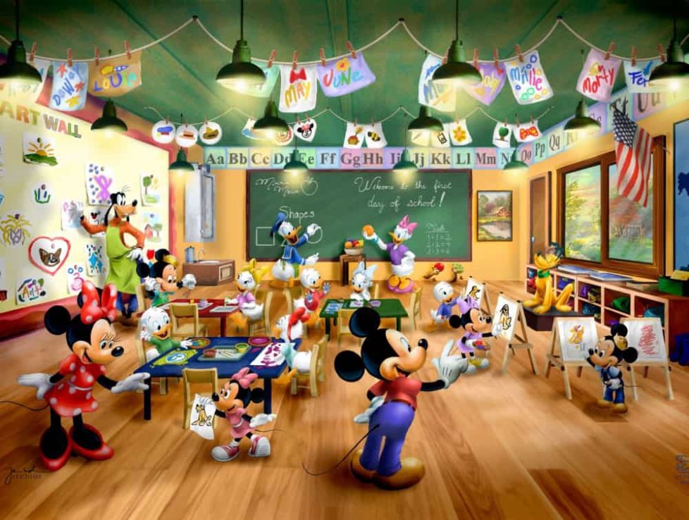 Disney Mickey And Minnie Schoolhouse