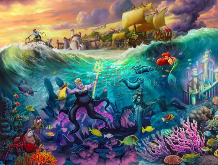 Disney Ursula Painting From The Little Mermaid.