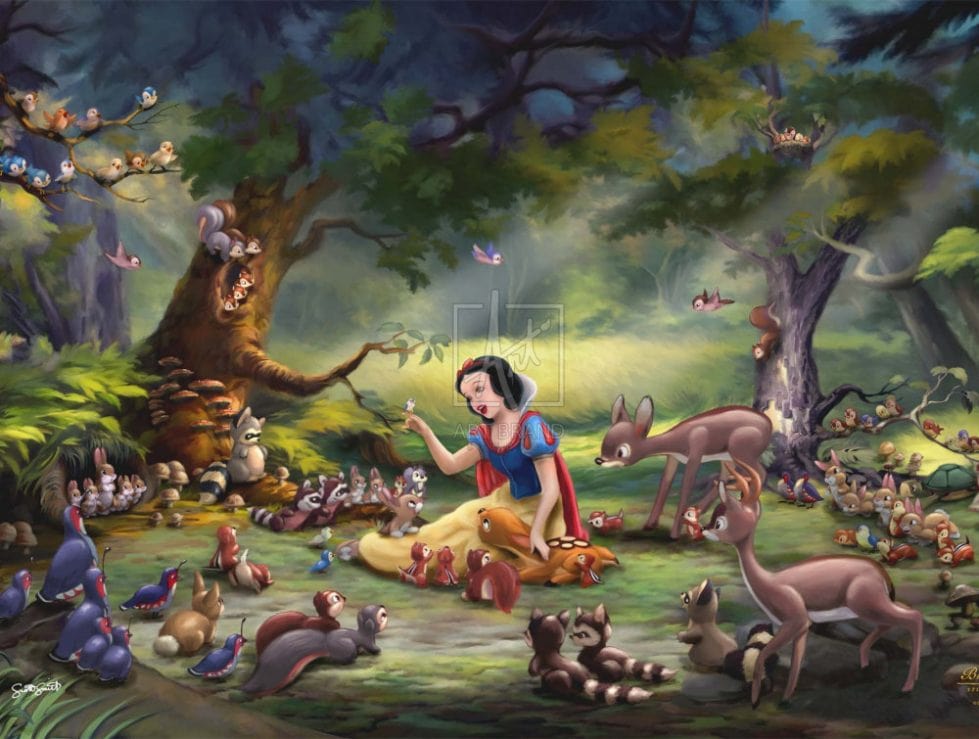 Snow White Forest Secrets Painting by Scott Smith for Art Brand Studios