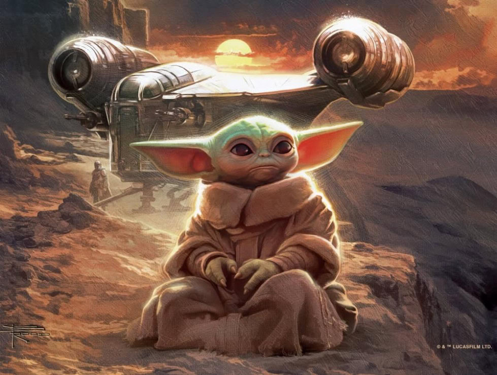 The Foundlings Journey Star Wars Painting