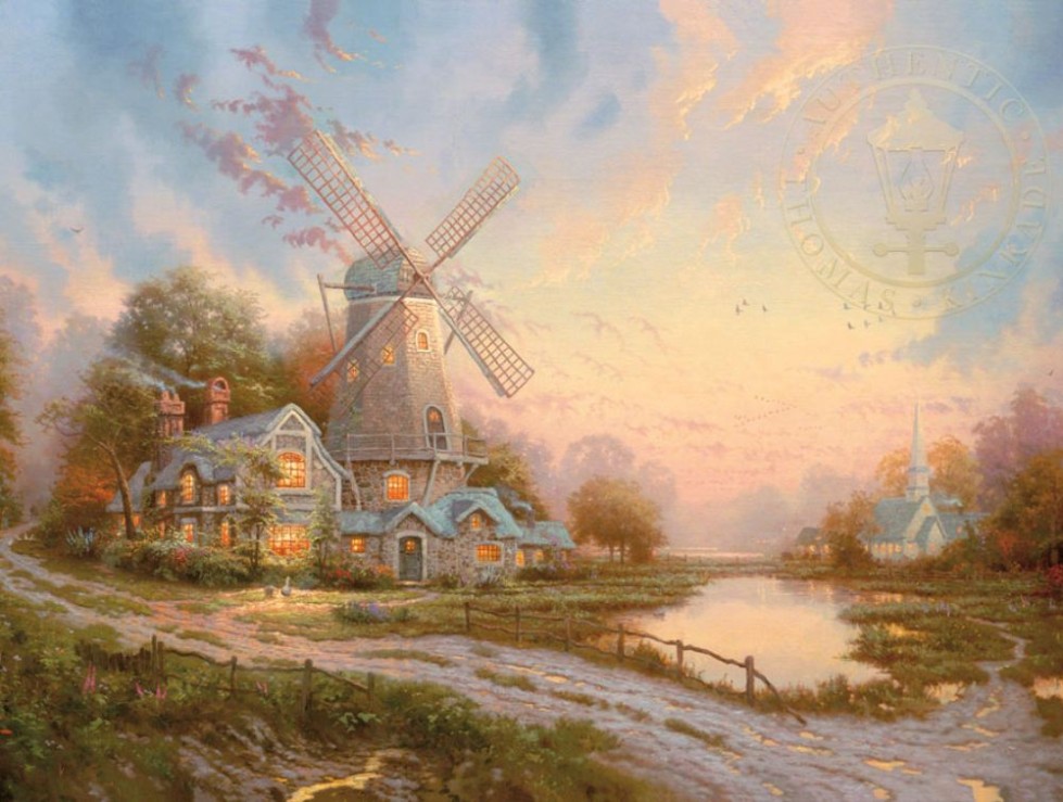 The Wind Of The Spirit By Thomas Kinkade