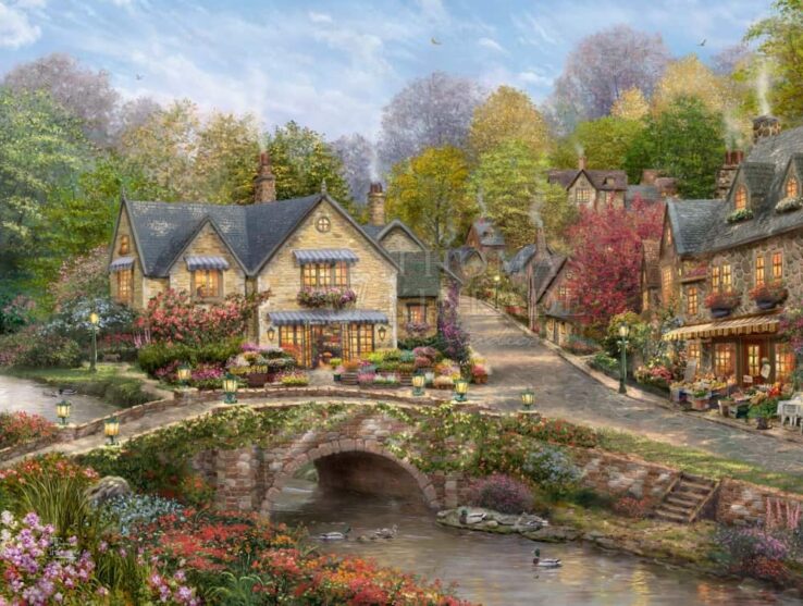 Summer In Cobblestone Village