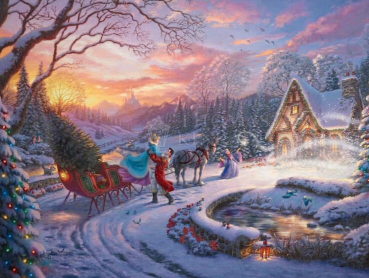 Disney Cinderella Bringing Home The Tree