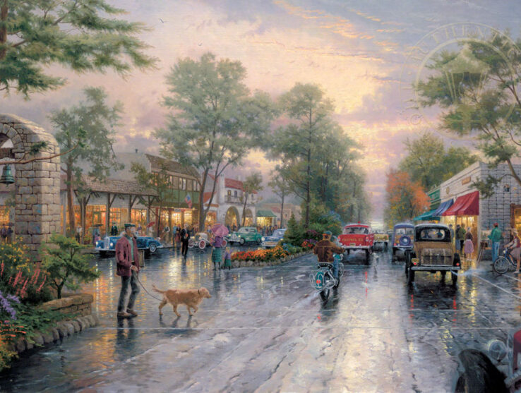 Carmel, Sunset On Ocean Avenue