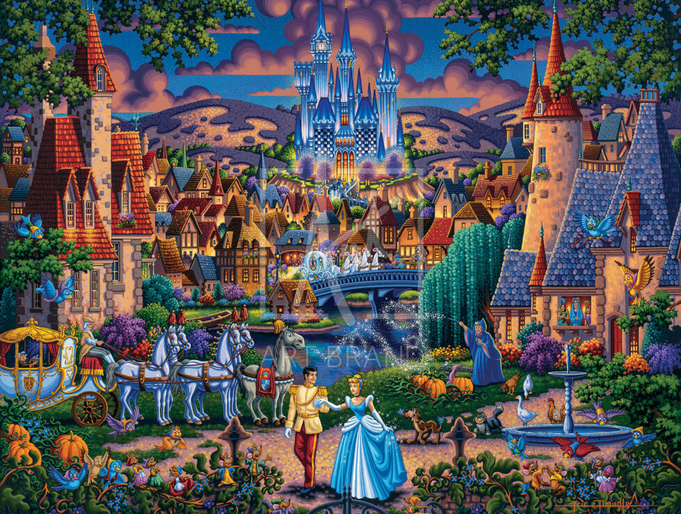 トーマス・キンケイド、Home Is Where the Heart Is Ⅱ Thomas Kinkade Home Is Where The Heart Is II Numbered Framed