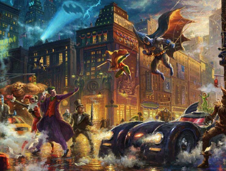 The Dark Knight Saves Gotham City