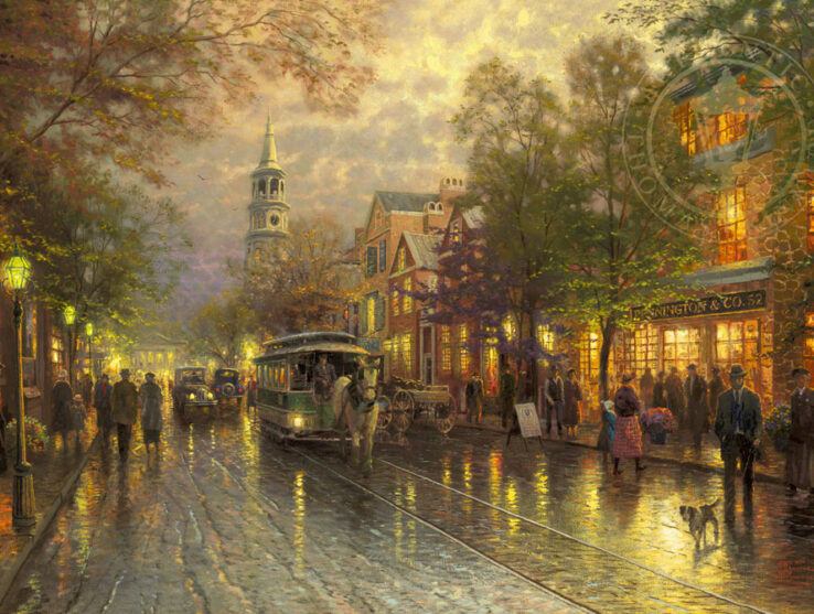 Evening On The Avenue