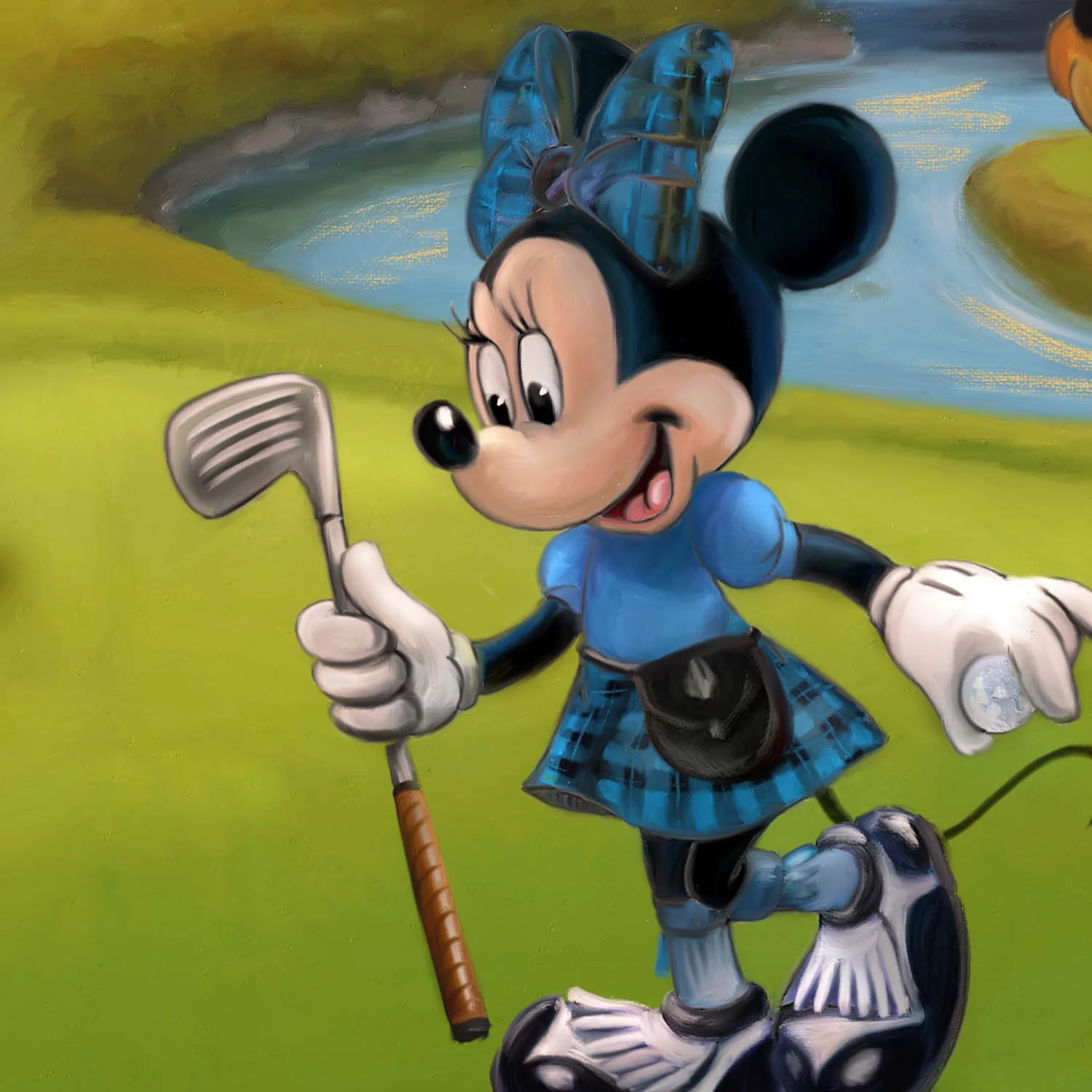 Golf Mmscgo Vignette 2 &Ndash; Thomas Kinkade Gallery Of Murfreesboro Disney’s Mickey And Minnie – Scottish Golf Outing