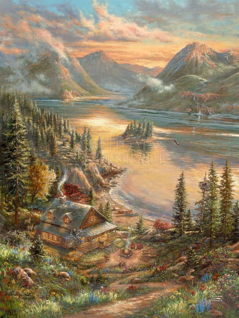 Lakeside Splendor – Thomas Kinkade Gallery Of Murfreesboro