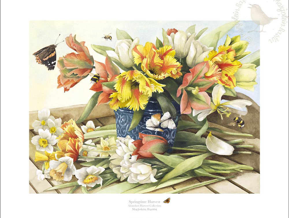 Language Flowers Marjolein Bastin Art &Ndash; Thomas Kinkade Gallery Of Murfreesboro Springtime Harvest By Marjolein Bastin