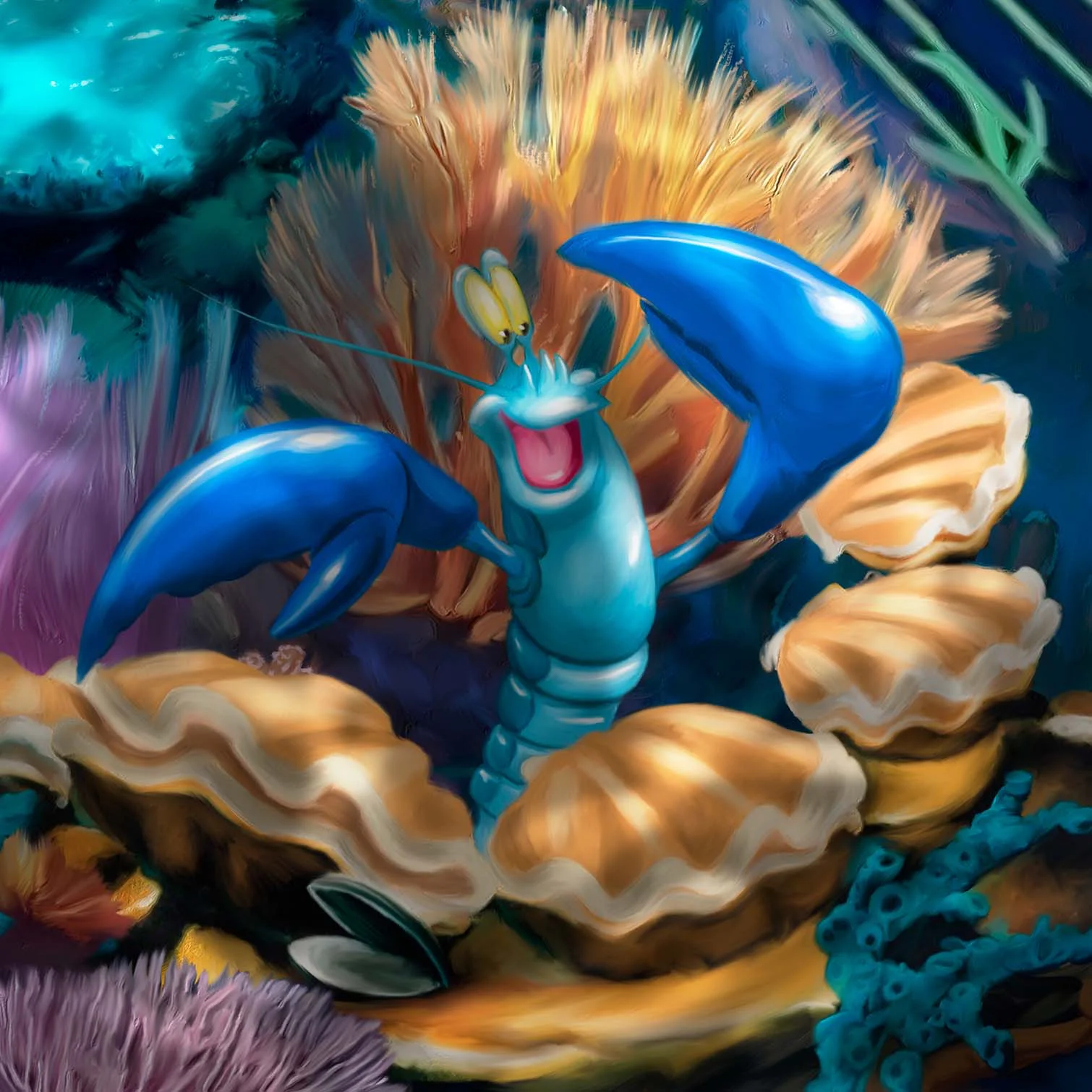 Mermaid Lmgrsd Vignette 5 &Ndash; Thomas Kinkade Gallery Of Murfreesboro Disney’s Little Mermaid – Grotto Serenade