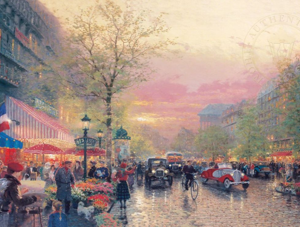 Paris, City Of Lights by Thomas Kinkade