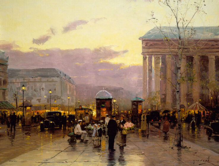 Rainy Dusk, Paris
