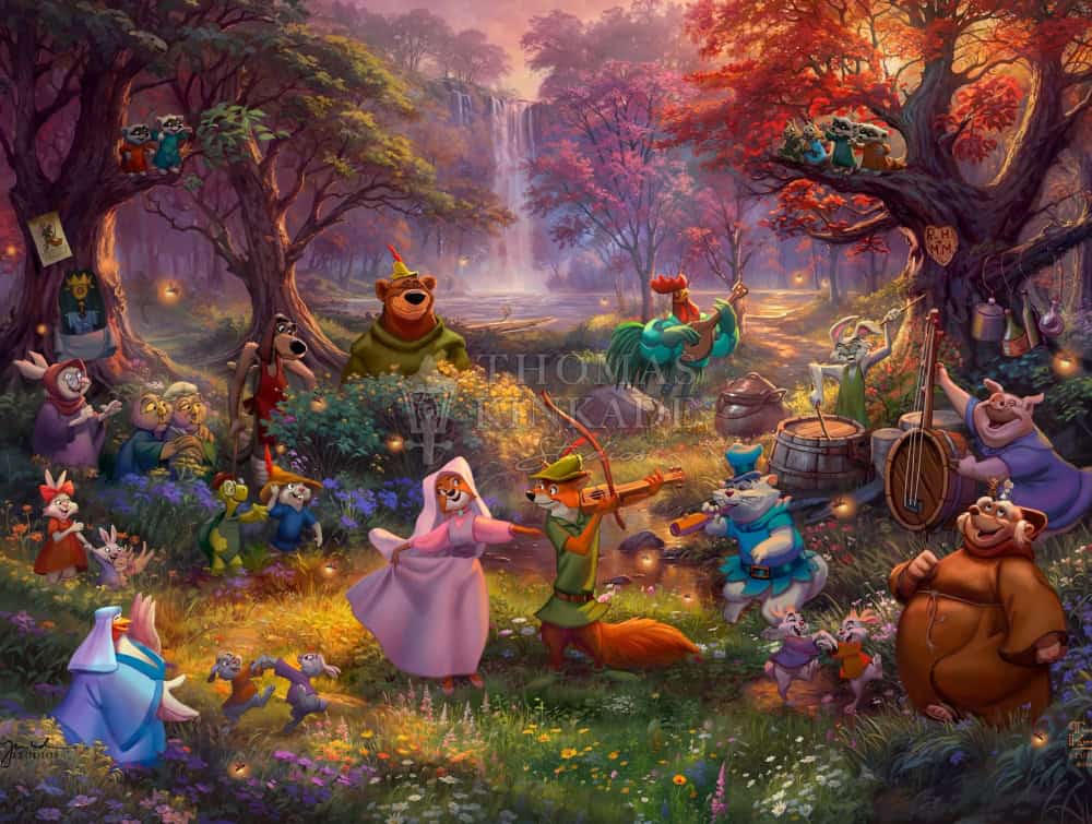 Disney Robin Hood Thomas Kinkade Gallery Of Murfreesboro