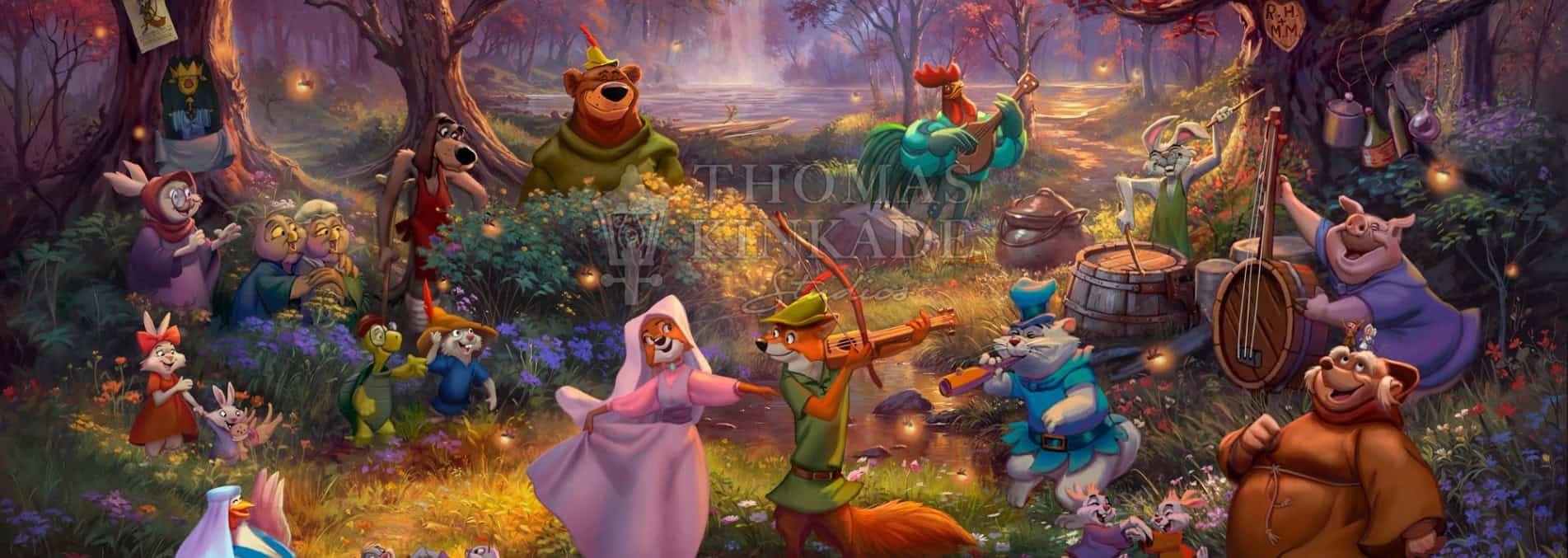 Disney Robin Hood Painting