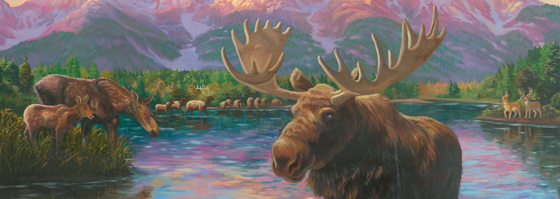 Spirit Of The Grand Tetons Painting