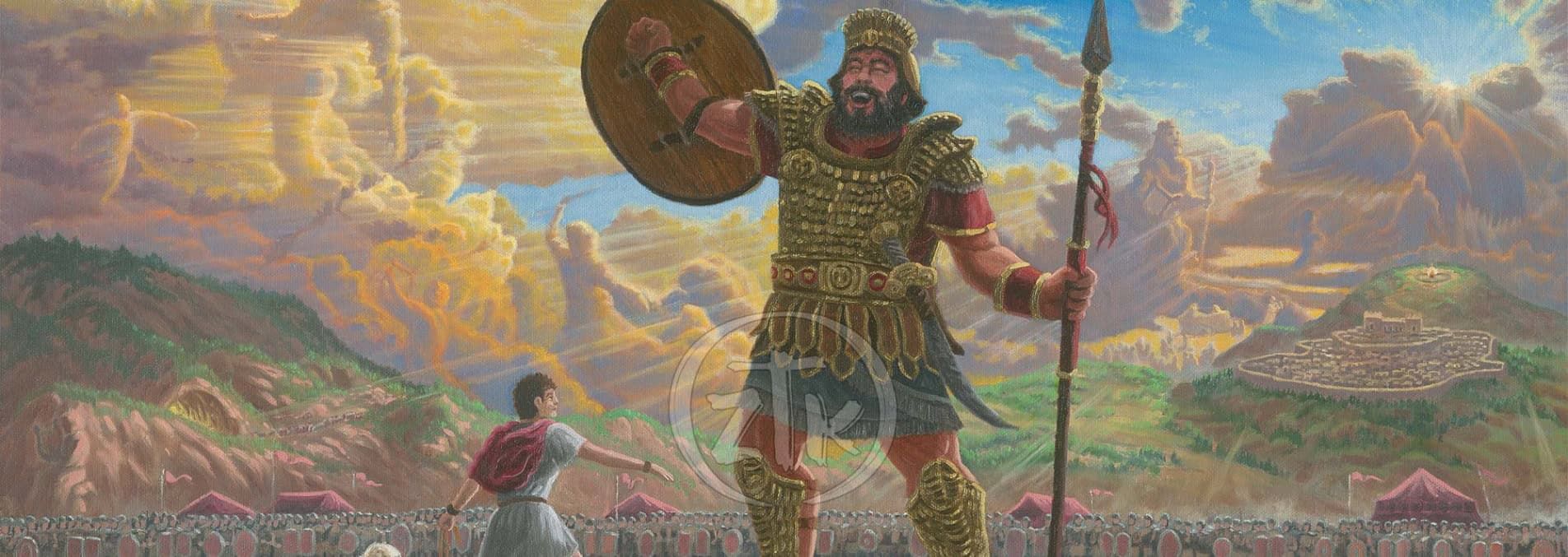 David And Goliath Painting