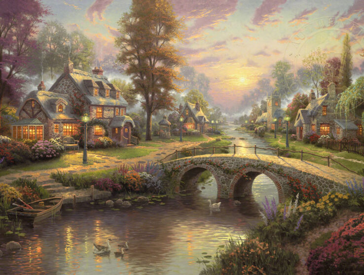 Sunset On Lamplight Lane