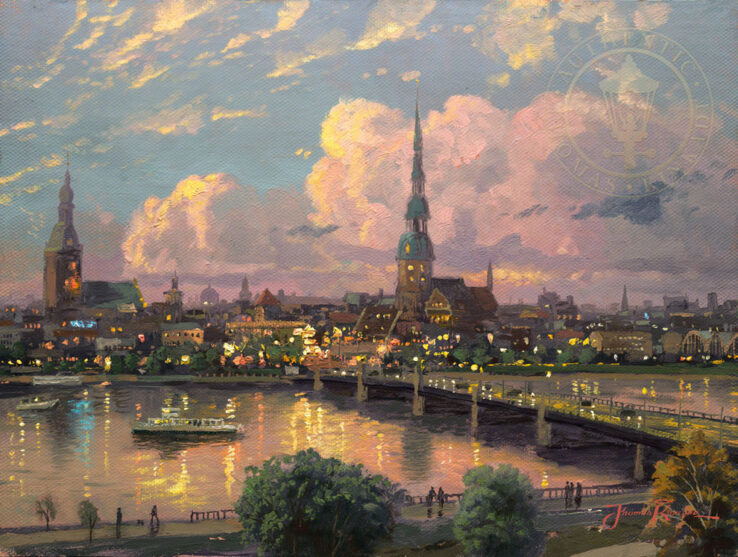 Sunset Over Riga